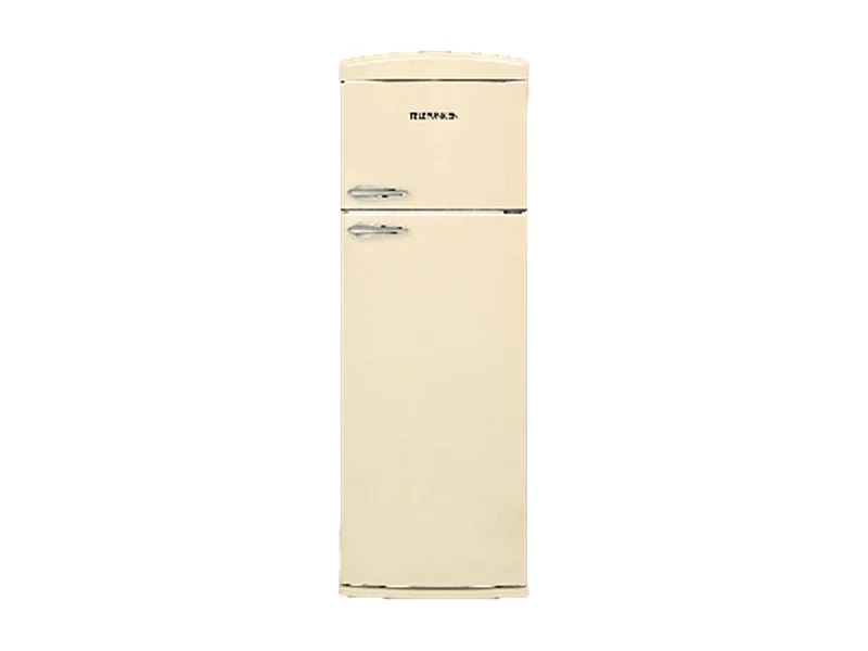 Frigorifero doppia porta TKBM346BREF 311 LT colore beige retrò Telefunken classe F