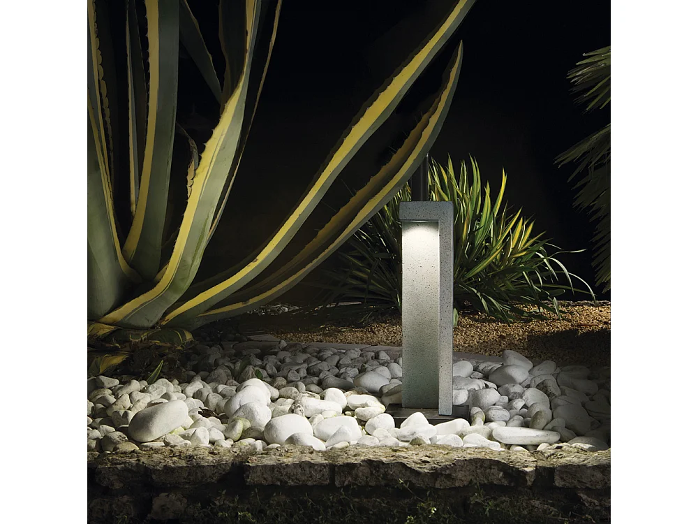 Piantana Moderna Titano Materie Plastiche Grigio Granito Led 9W 4000K H49Cm