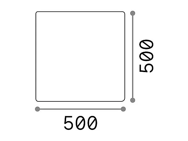 Outdoor floor lamp luna pt1 / 50 cm