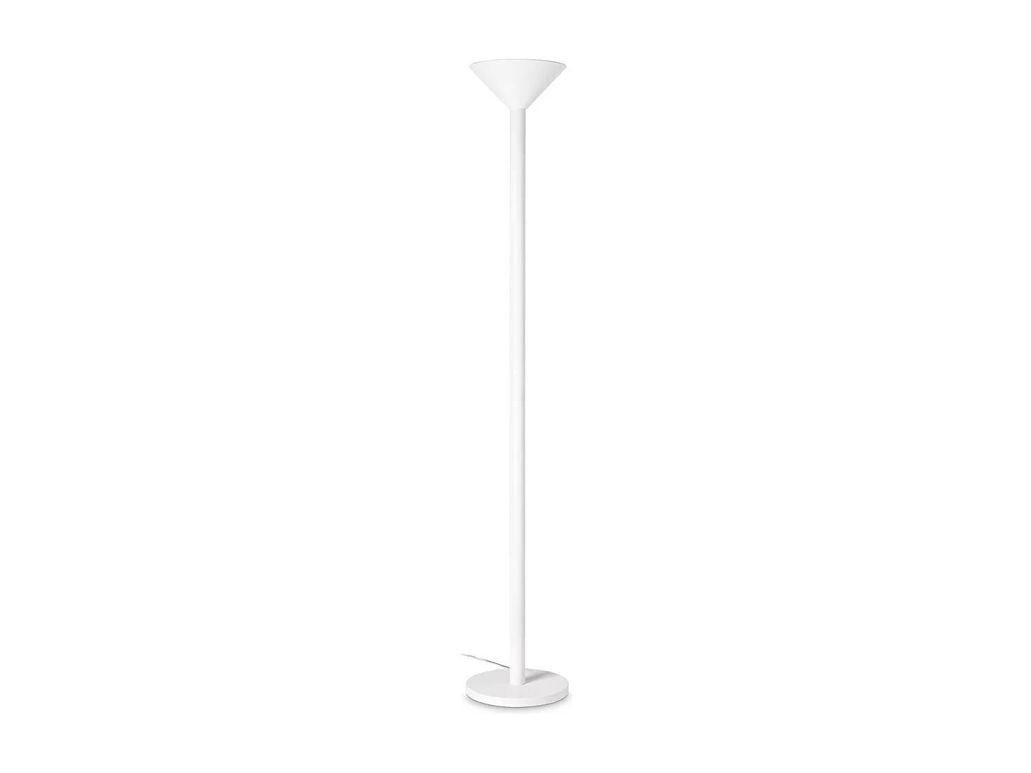 Piantana Da Terra Contemporanea Mix Metallo Bianco 1 Luce E27 42W Ip20