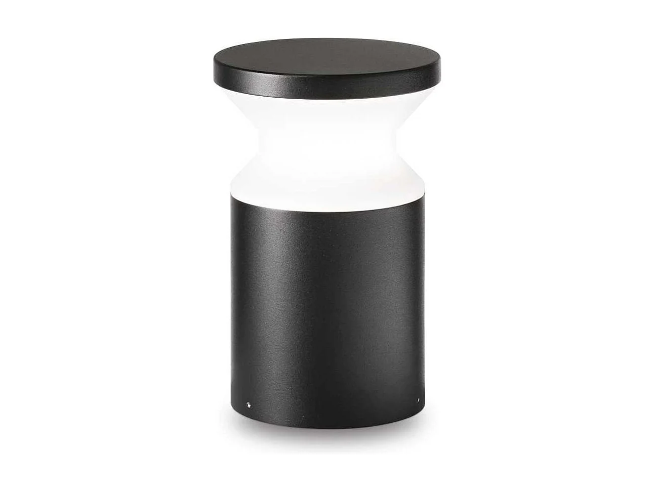 Piantana Moderna Torre Alluminio Nero 1 Luce E27 H22Cm