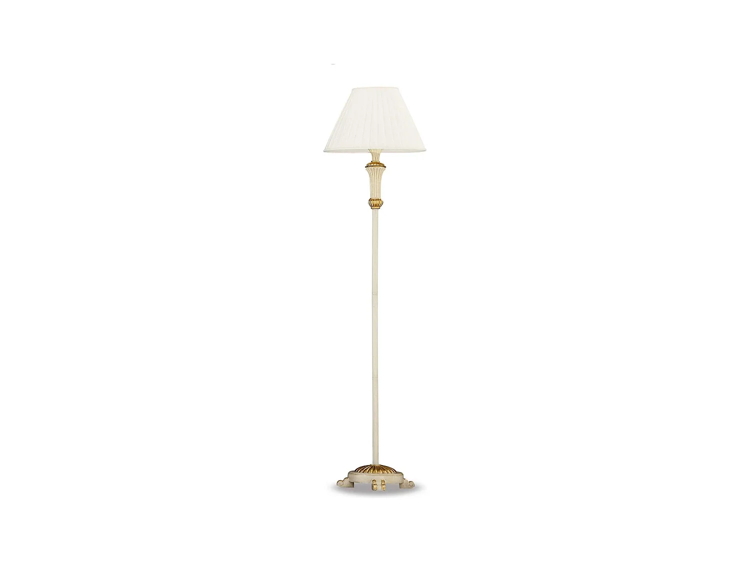 Piantana Classica Firenze Metallo Bianco 1 Luce E27