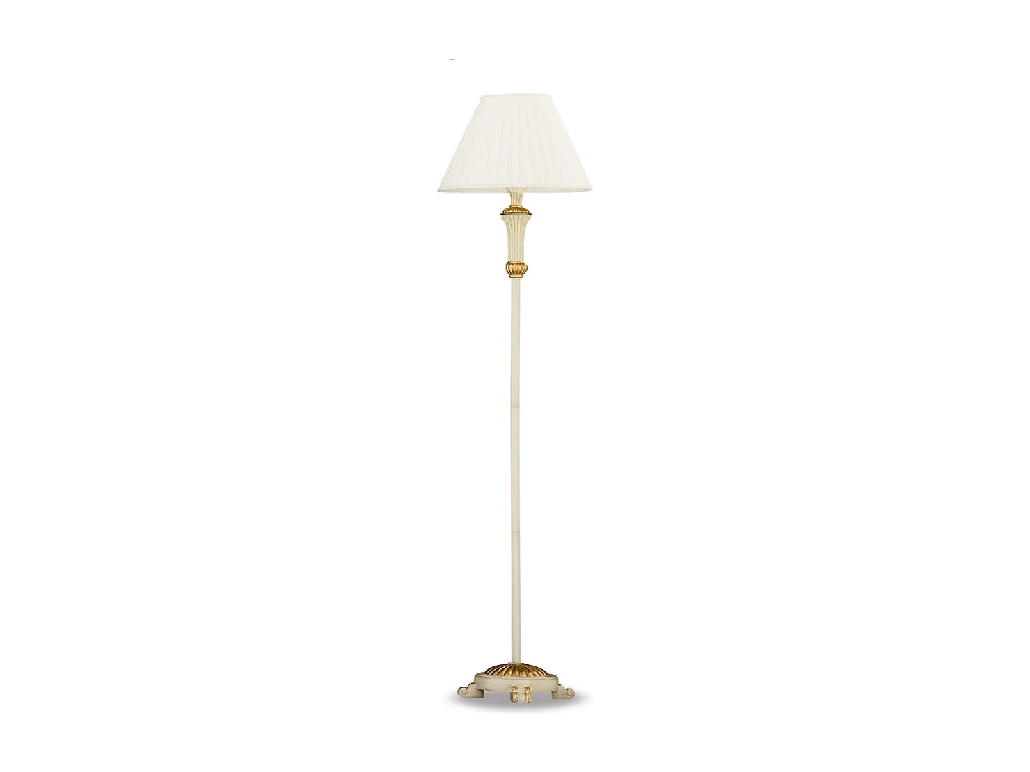 Piantana Classica Firenze Metallo Bianco 1 Luce E27