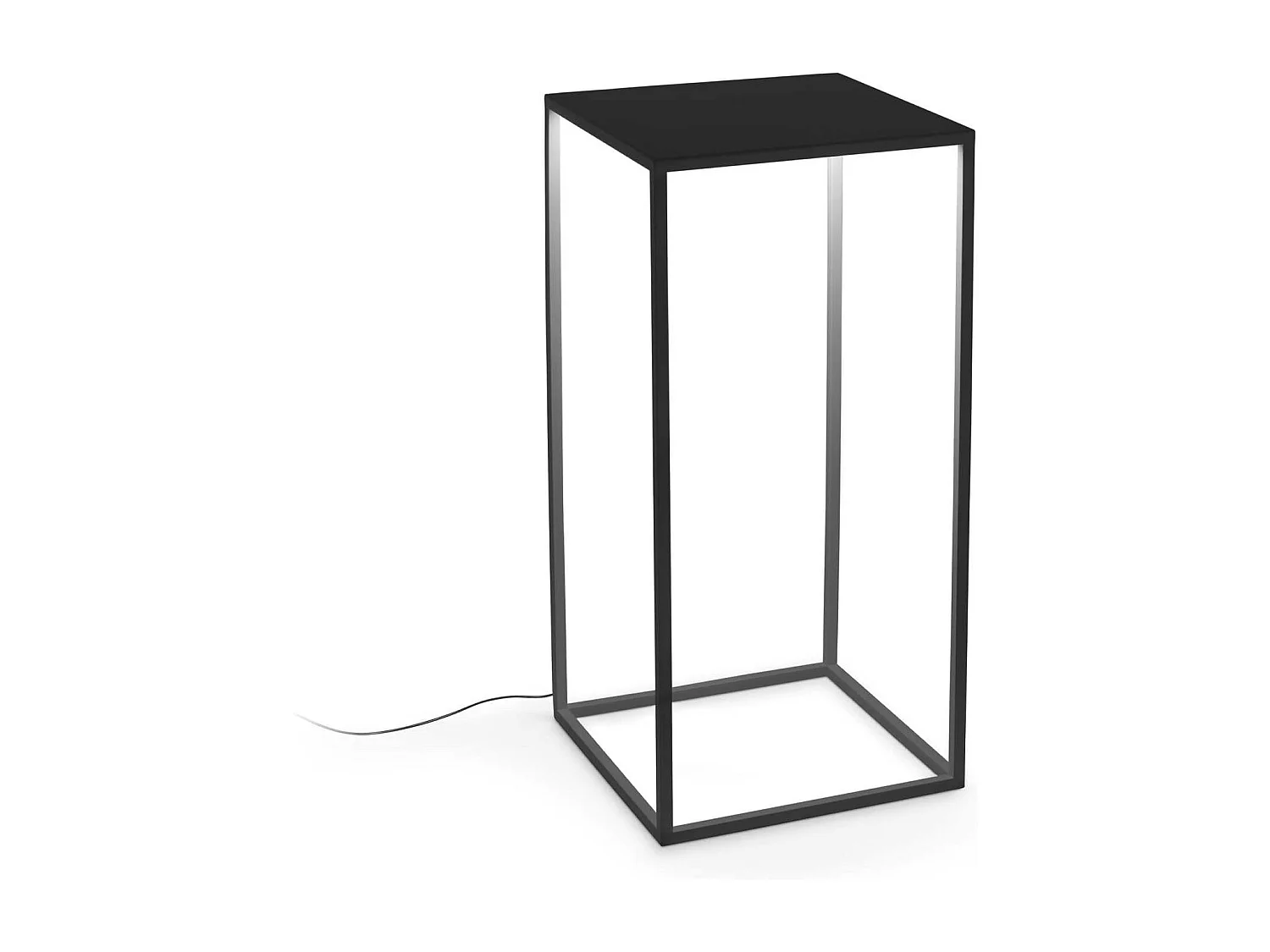 Piantana Industrial-Minimal Ipotesi Metallo Bianco Led 16W 3000K H73Cm