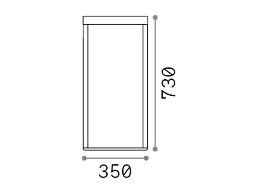 Piantana Industrial-Minimal Ipotesi Metallo Bianco Led 16W 3000K H73Cm
