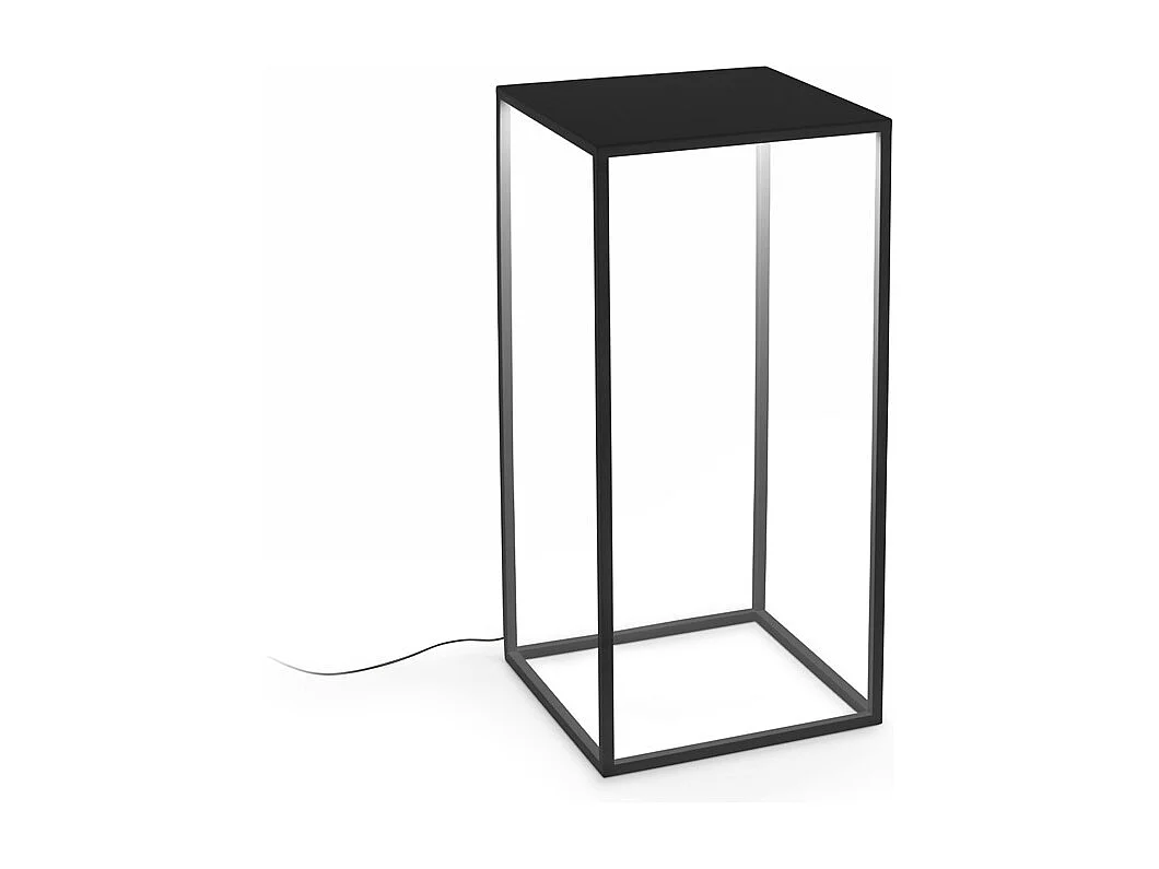 Piantana Industrial-Minimal Ipotesi Metallo Bianco Led 16W 3000K H73Cm