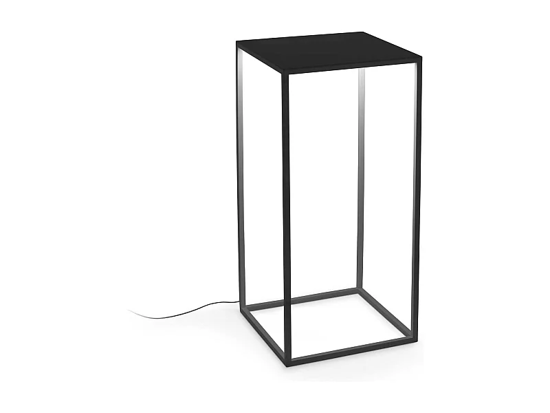 Piantana Industrial-Minimal Ipotesi Metallo Bianco Led 16W 3000K H73Cm