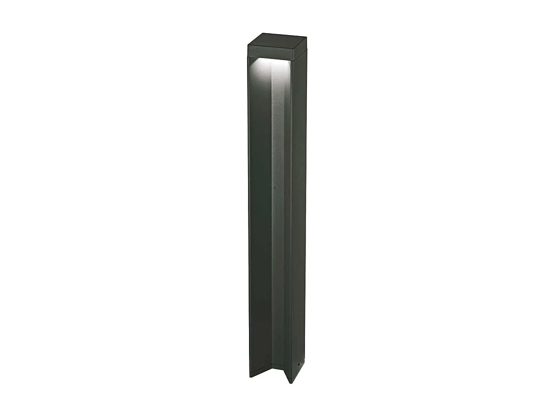 Piantana Moderna Kurt Metallo Nero Led 12W 4000K Luce Naturale
