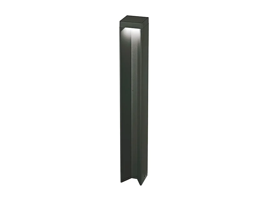 Piantana Moderna Kurt Metallo Nero Led 12W 4000K Luce Naturale
