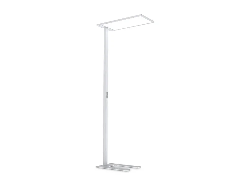 Piantana Moderna Comfort Metallo Bianco Led 76W K Luce Calda 3000K