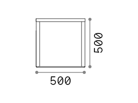Piantana Industrial-Minimal Ipotesi Metallo Nero Led 16W 3000K H50Cm