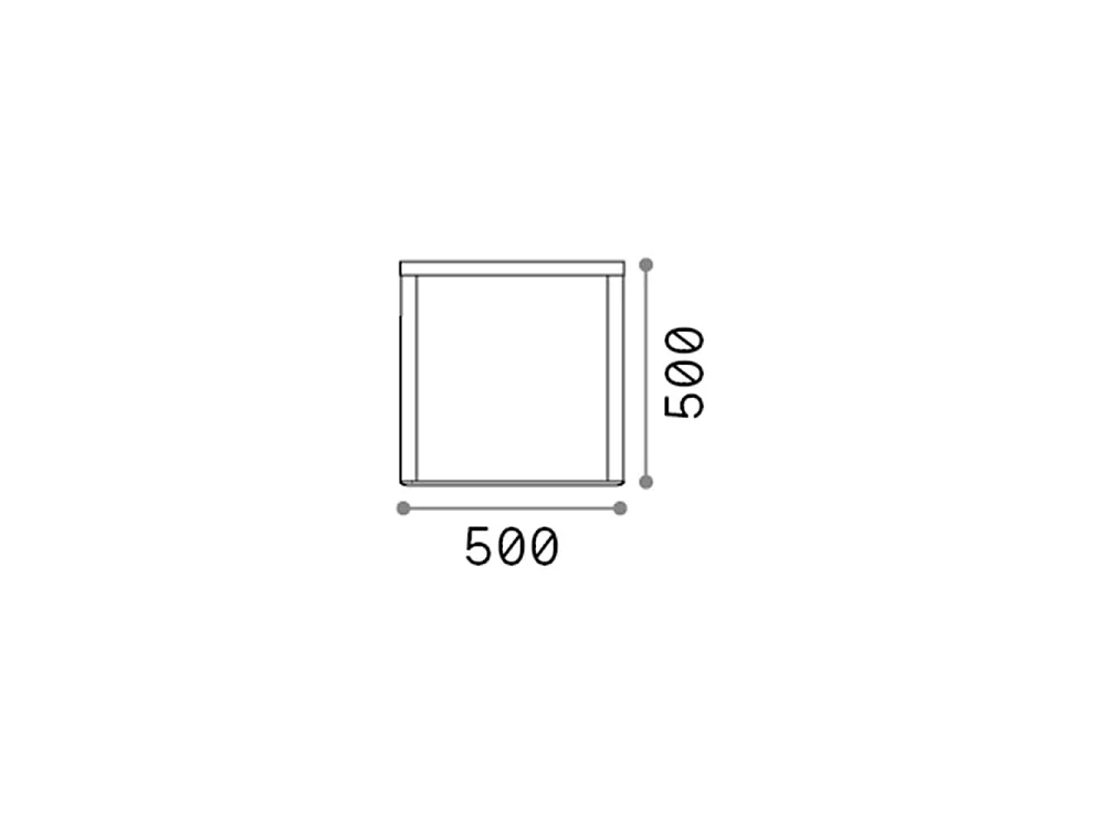 Piantana Industrial-Minimal Ipotesi Metallo Nero Led 16W 3000K H50Cm