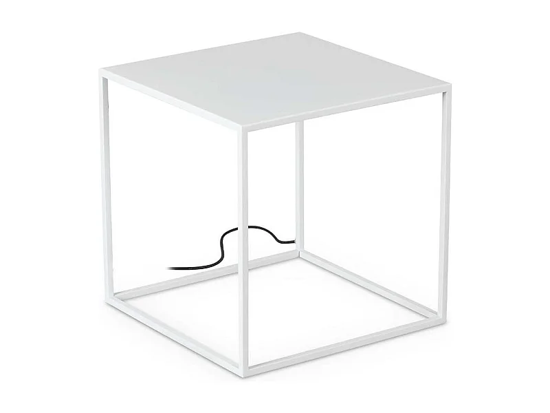 Piantana Industrial-Minimal Ipotesi Metallo Bianco Led 16W 3000K H50Cm