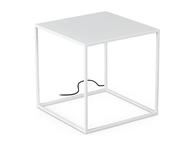 Piantana Industrial-Minimal Ipotesi Metallo Bianco Led 16W 3000K H50Cm