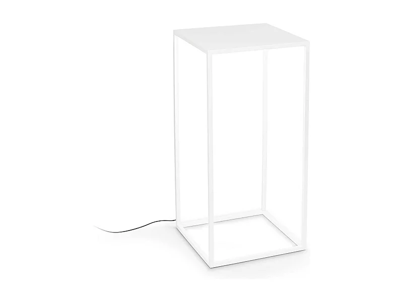 Piantana Industrial-Minimal Ipotesi Metallo Nero Led 16W 3000K Luce Calda H73Cm