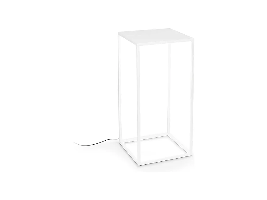 Piantana Industrial-Minimal Ipotesi Metallo Nero Led 16W 3000K Luce Calda H73Cm