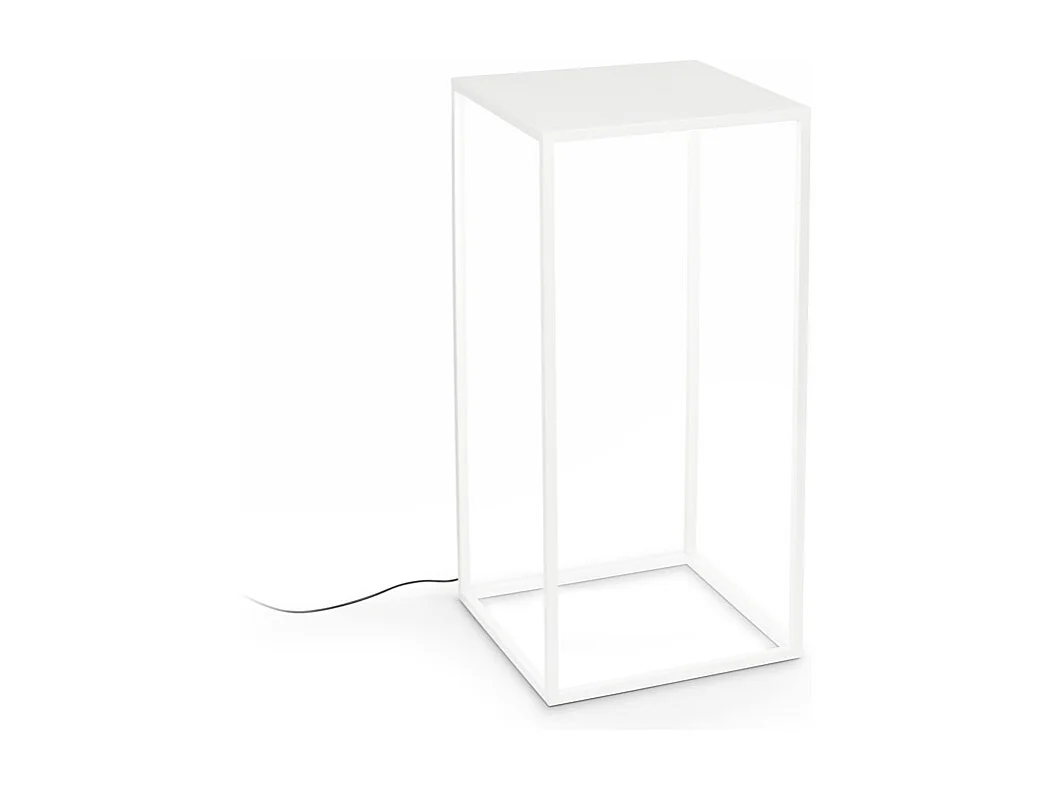 Piantana Industrial-Minimal Ipotesi Metallo Nero Led 16W 3000K Luce Calda H73Cm