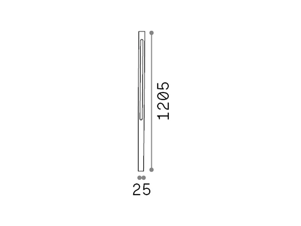 Piantana Moderna Jedi Metallo Antracite Led 19W 3000K Luce Calda