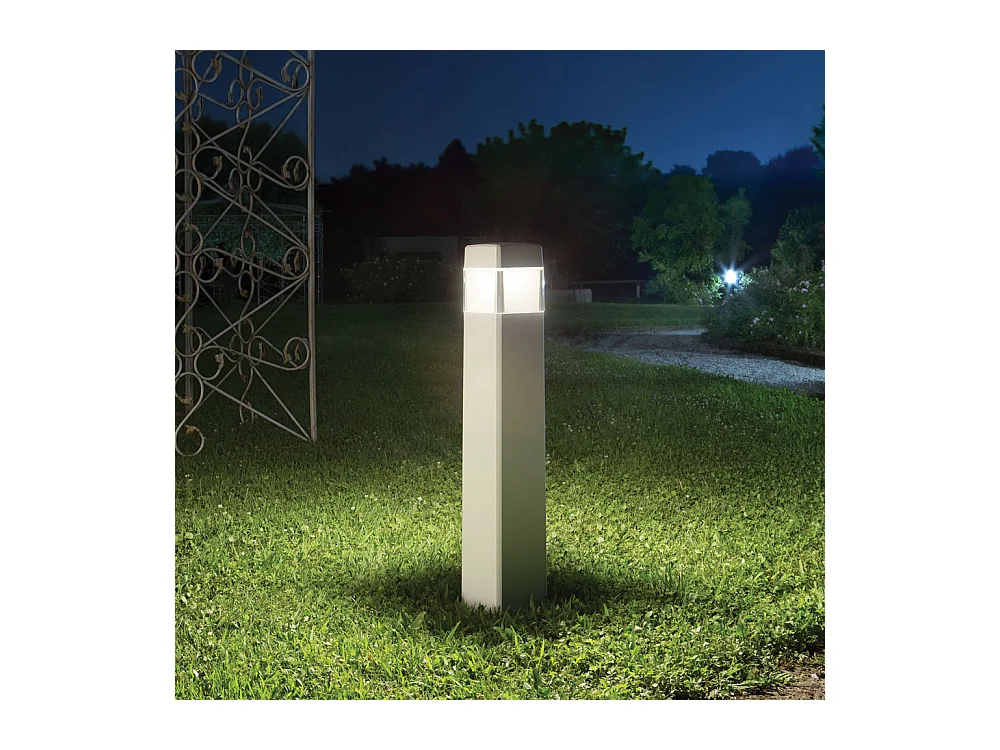 Piantana Moderna Cosmo Materie Plastiche Bianco Led 10W Cct