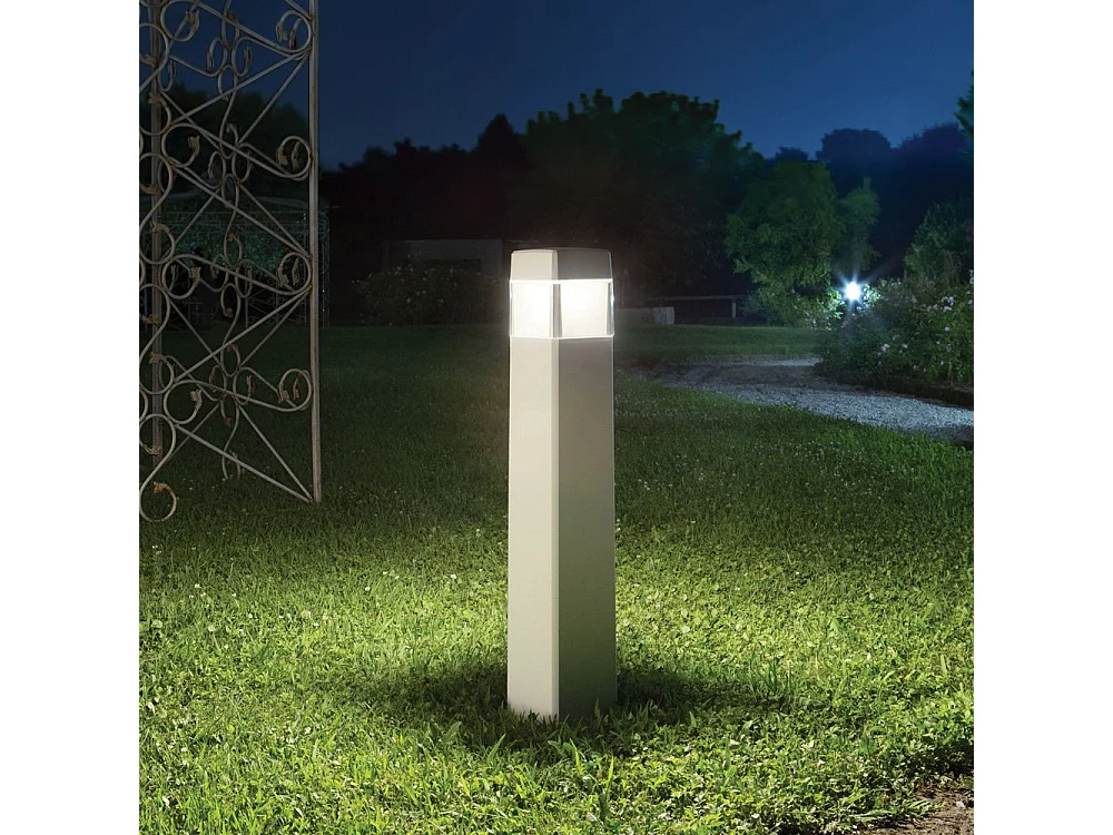Piantana Moderna Cosmo Materie Plastiche Bianco Led 10W Cct
