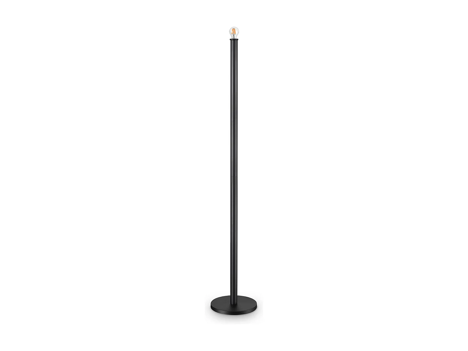 Piantana Da Terra Contemporanea Mix Metallo Nero 1 Luce E27 42W Ip20