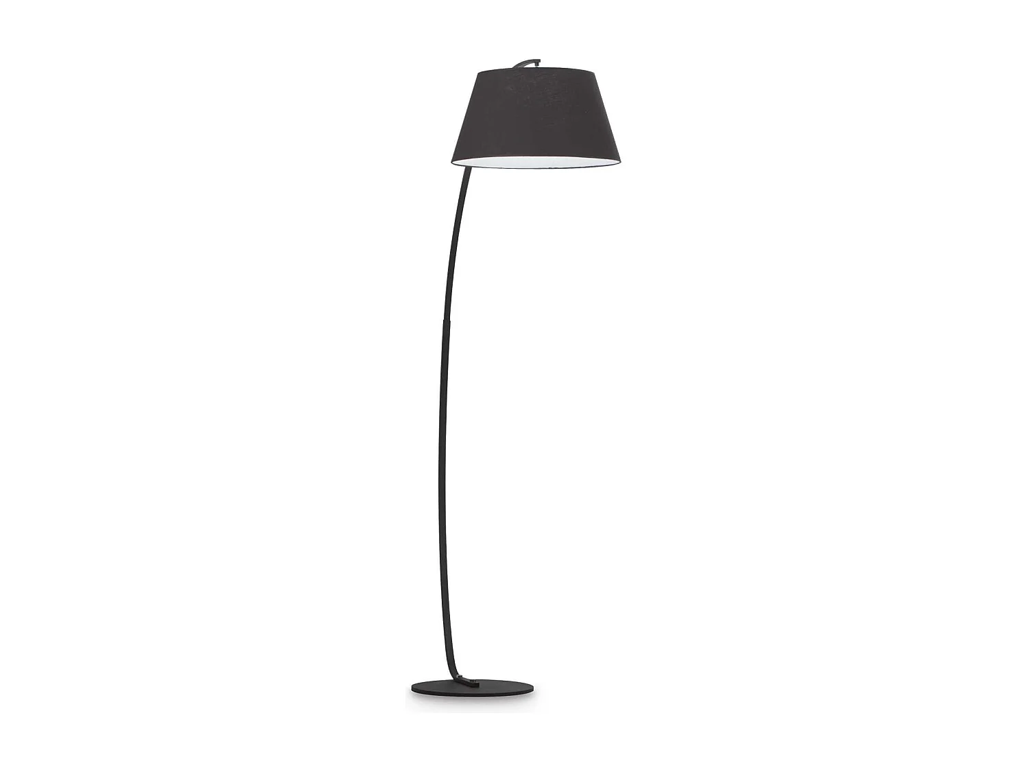 Piantana Moderna Pagoda Metallo Nero 1 Luce E27