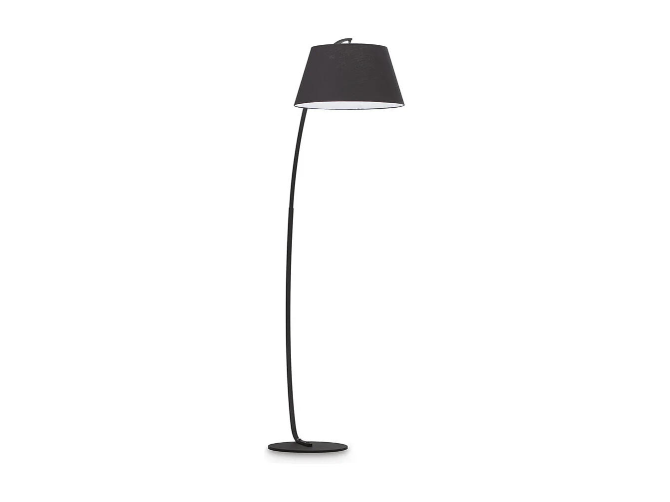 Piantana Moderna Pagoda Metallo Nero 1 Luce E27