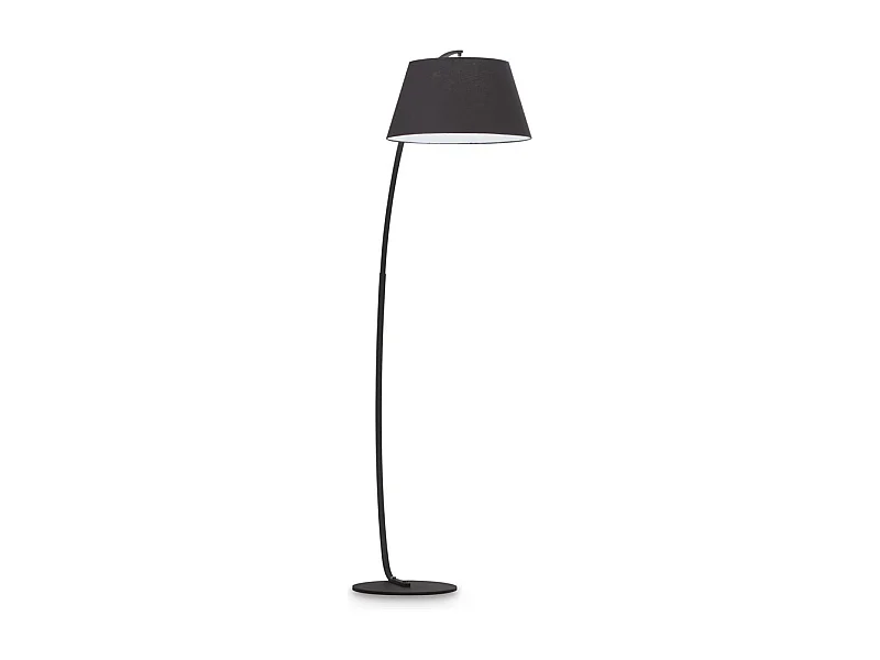 Piantana Moderna Pagoda Metallo Nero 1 Luce E27