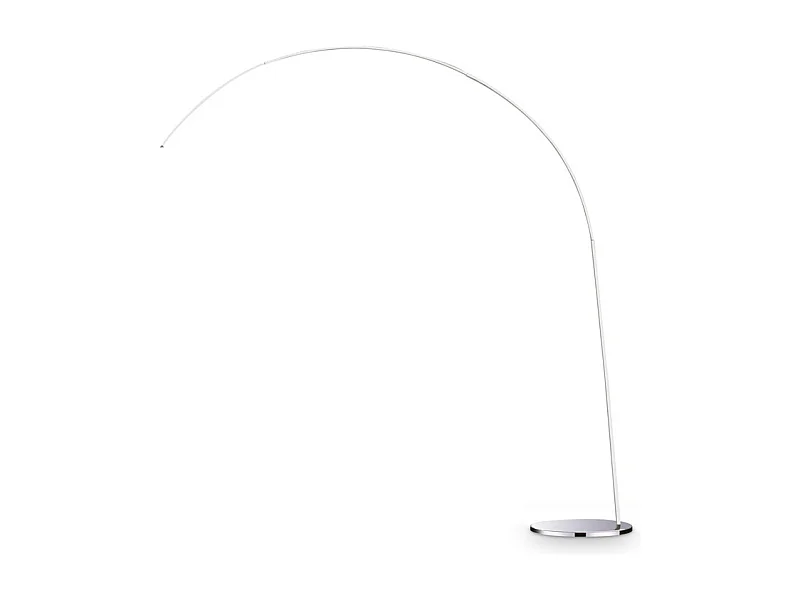 Piantana Moderna Dorsale Metallo Cromo 1 Luce E27