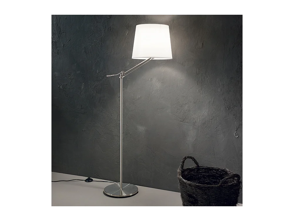 Piantana Moderna Regol Metallo Bianco 1 Luce E27