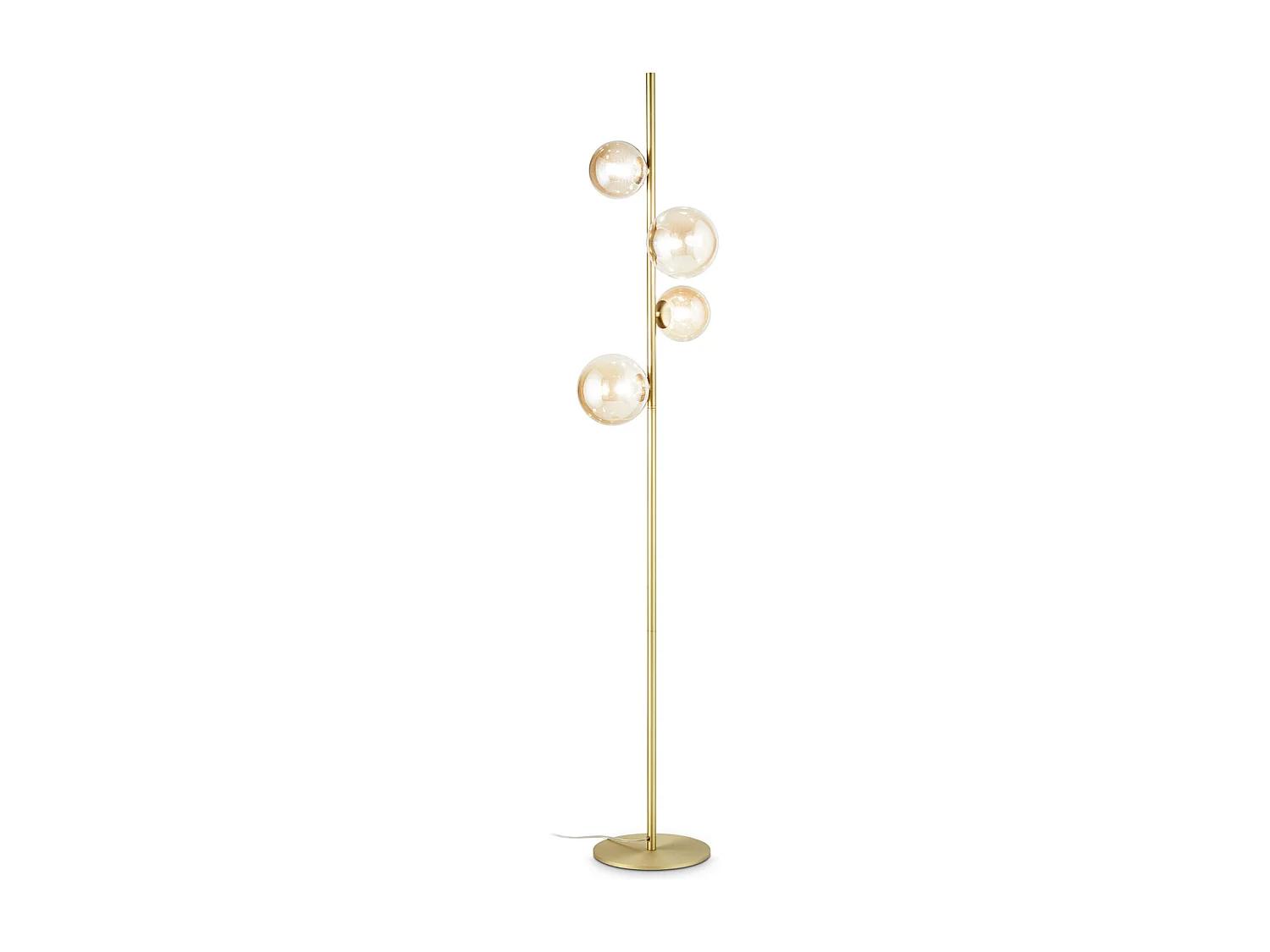 Piantana Moderna Perlage Metallo Ottone 4 Luci G9 15W 3000K