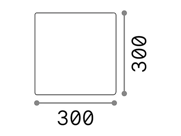 Outdoor floor lamp luna pt1 / 30 cm