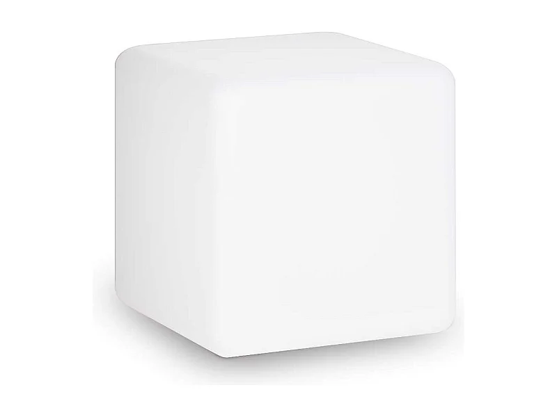 Piantana Moderna Luna Alluminio Bianco 1 Luce E27 D30Cm