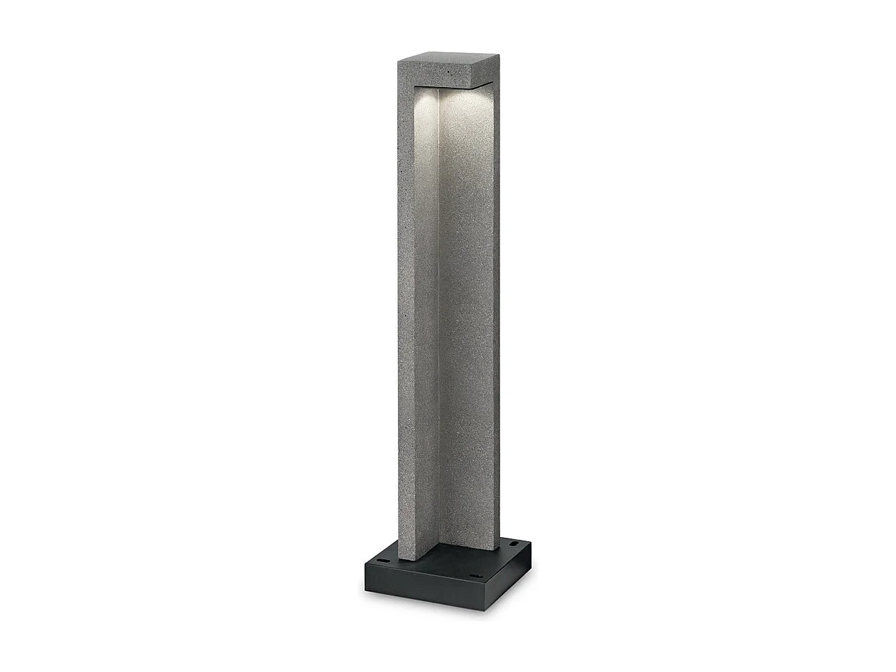 Piantana Moderna Titano Materie Plastiche Grigio Granito Led 9W 4000K H74Cm