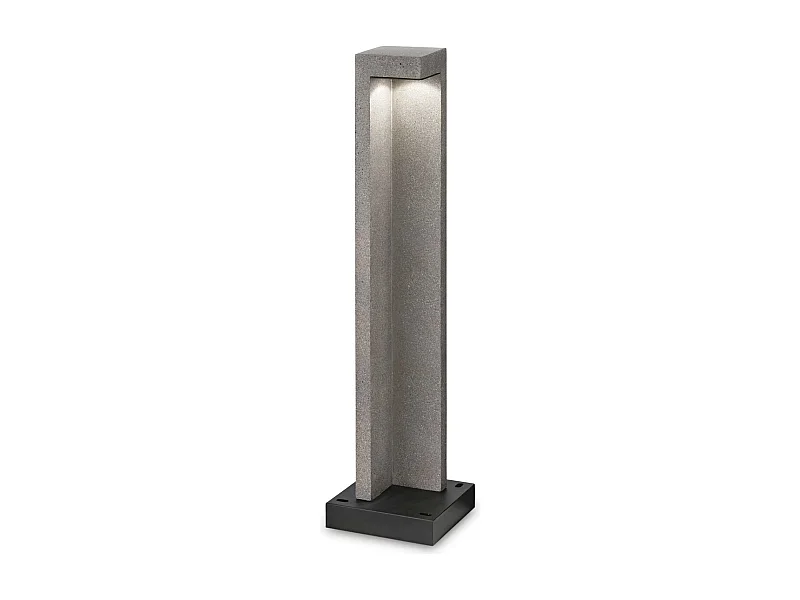 Piantana Moderna Titano Materie Plastiche Grigio Granito Led 9W 4000K H74Cm