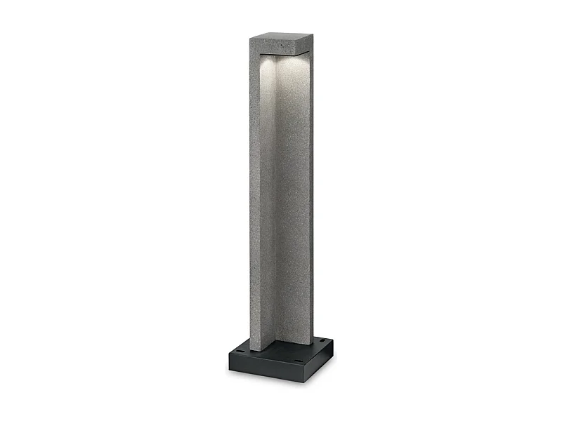 Piantana Moderna Titano Materie Plastiche Grigio Granito Led 9W 4000K H74Cm