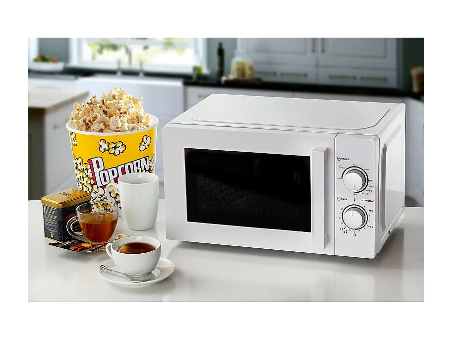 Forno a Microonde Combinato con Grill - 1000 Watt - 20 Litri - Bianco