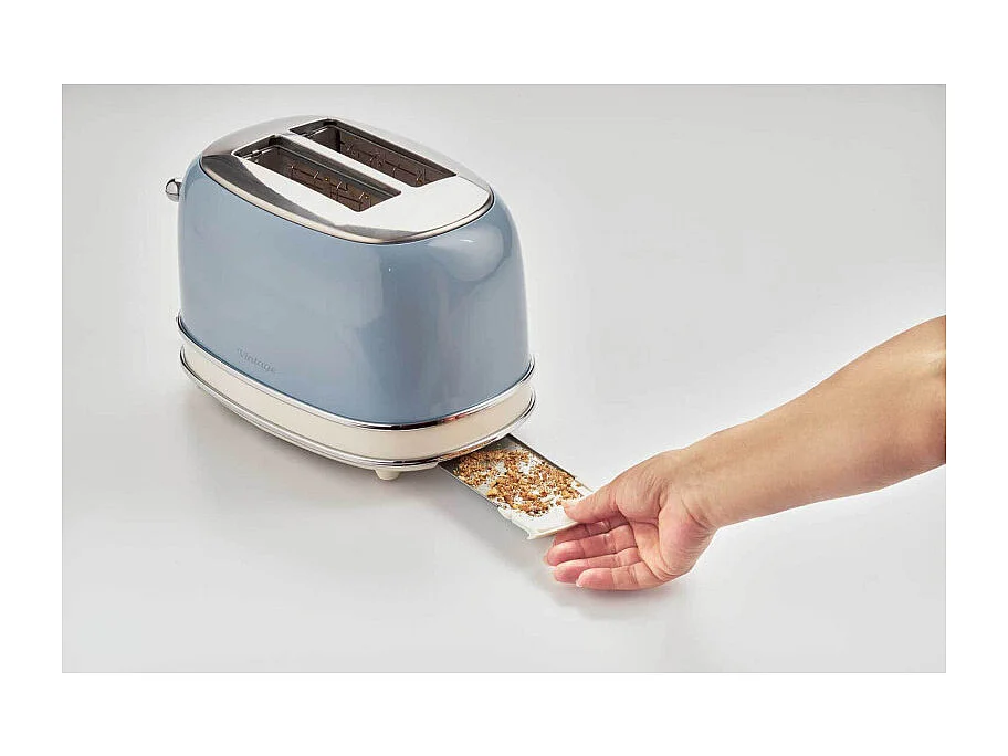 Grille-pain 2 tranches Ariete 155 Vintage Puissance 810 W Bleu
