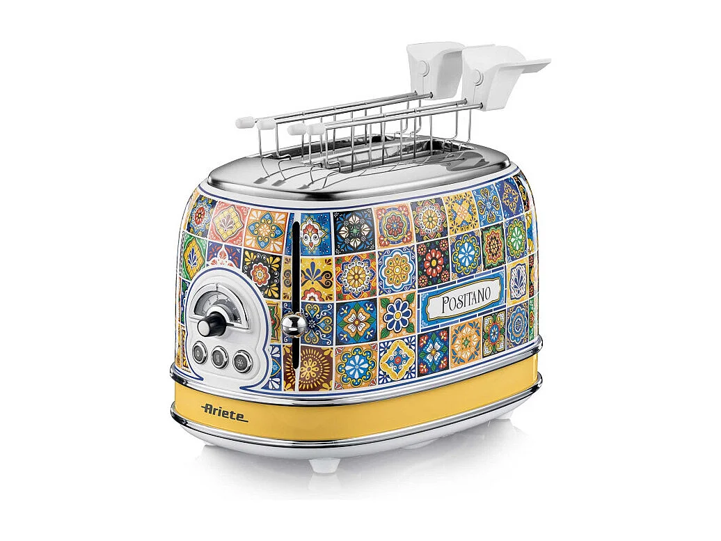 Tostapane Positano 810W - 2 fette - 6 livelli di doratura - Espulsione automatica