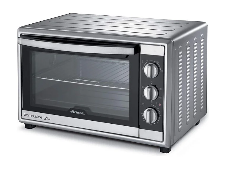 Forno Elettrico Ventilato 56L - Girarrosto, Temperatura Max 230°, 2200W