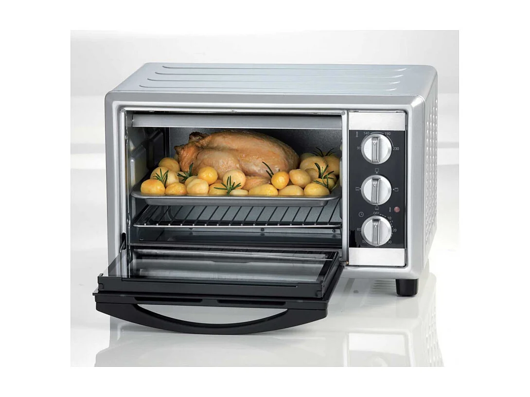 Four électrique Ariete 981 20 L Noir Argent Grill 1380 W