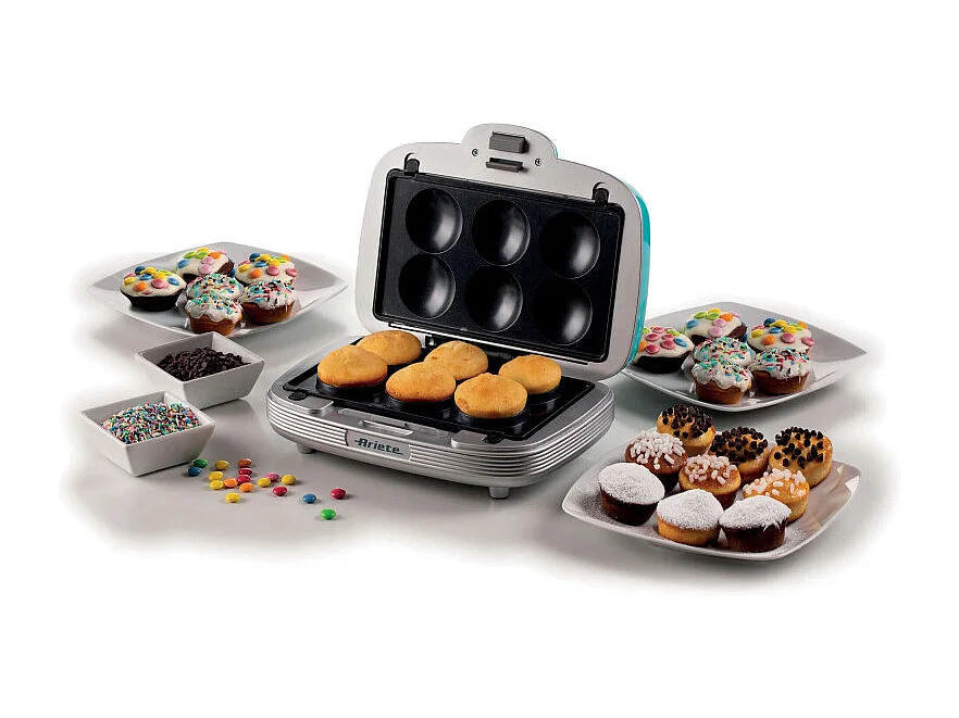 Piastra Elettrica Multifunzione - 700W - 3 Piastre Intercambiabili - Azzurro