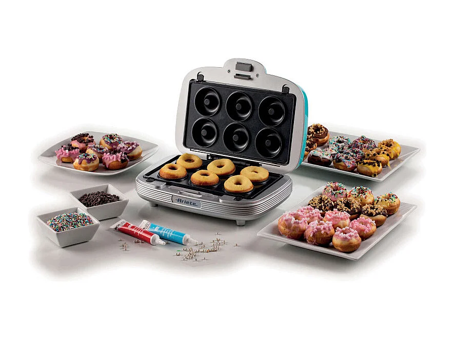 Piastra Elettrica Multifunzione - 700W - 3 Piastre Intercambiabili - Azzurro