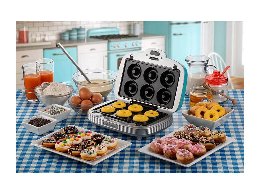 Piastra Elettrica Multifunzione - 700W - 3 Piastre Intercambiabili - Azzurro