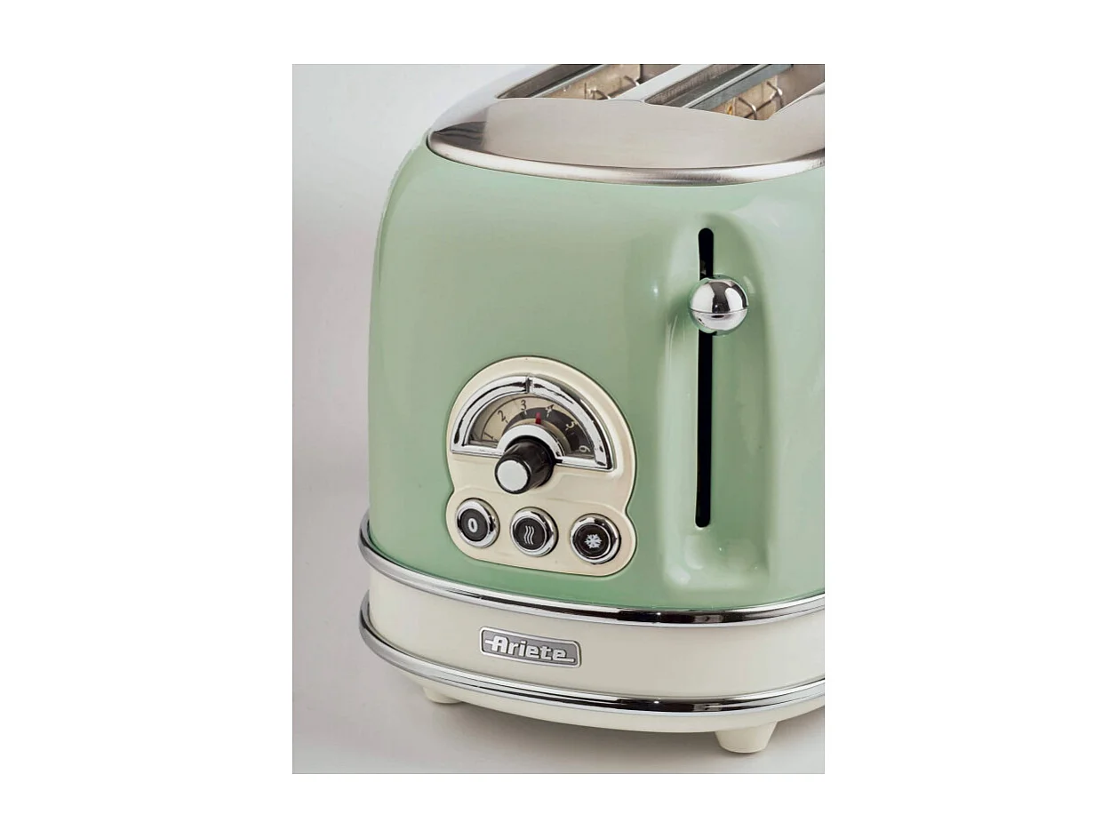 Grille-pain 2 tranches Ariete 155 Vintage Puissance 810 W Vert