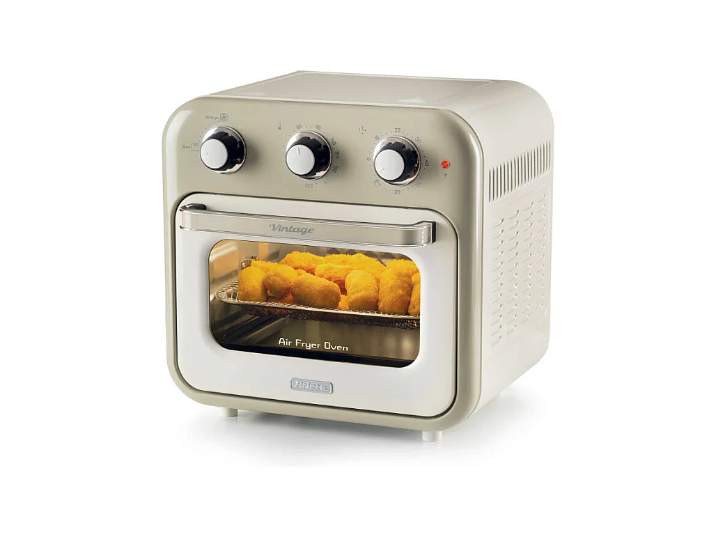 Friggitrice ad aria e forno Vintage 16L 1400W - Accessori inclusi - Beige