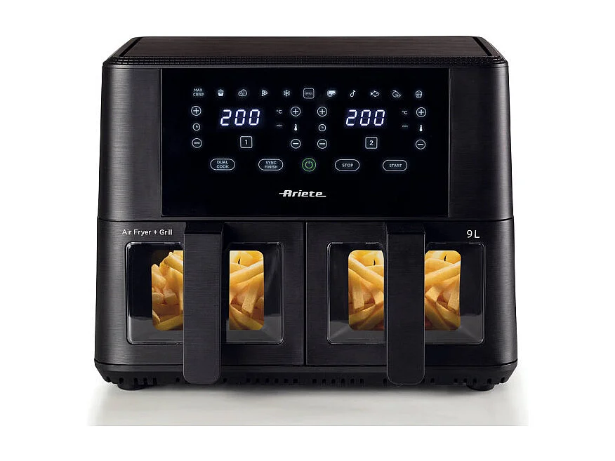 Friteuse à air double Ariete 4631 9L 2400W Noir