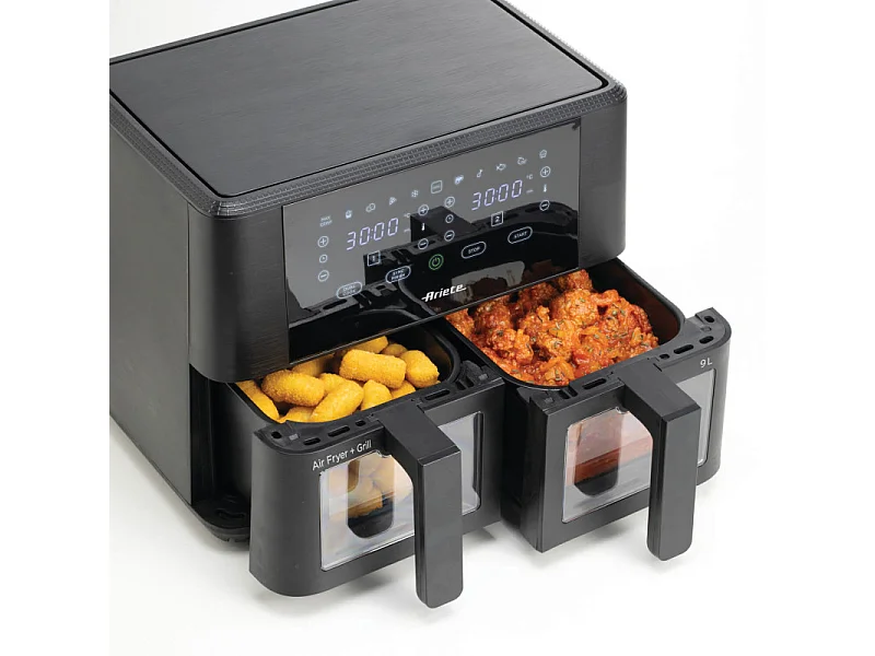 Friteuse à air double Ariete 4631 9L 2400W Noir