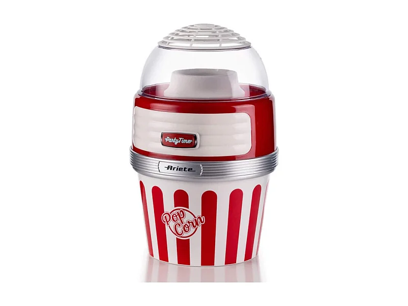 Macchina per Popcorn XL - 60gr Mais in 2 Minuti - Ciotola Estraibile - 1100 Watt - Rosso
