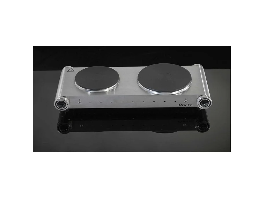 Fornello Elettrico Doppia Piastra - Ghisa, Temperatura Regolabile, 2500W